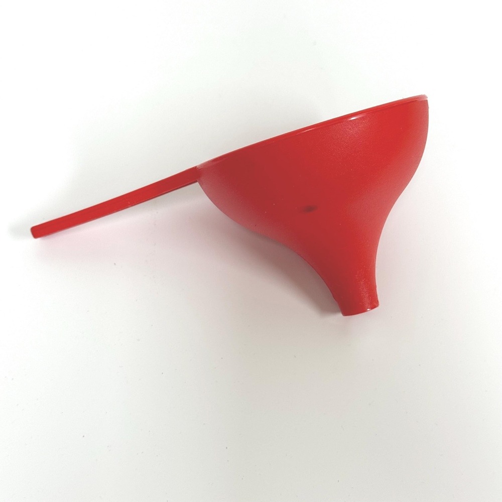 Vintage Tupperware Funnel red 1227-6 Hershey Kiss Style